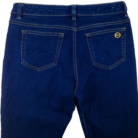 Michael Kors Izzy Skinny Mid-Rise Jeans Size 8 - Picture 3 of 6